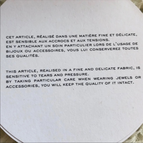 See By Chloe Cream Lace Sweater XS NWT - Picture 6 of 6